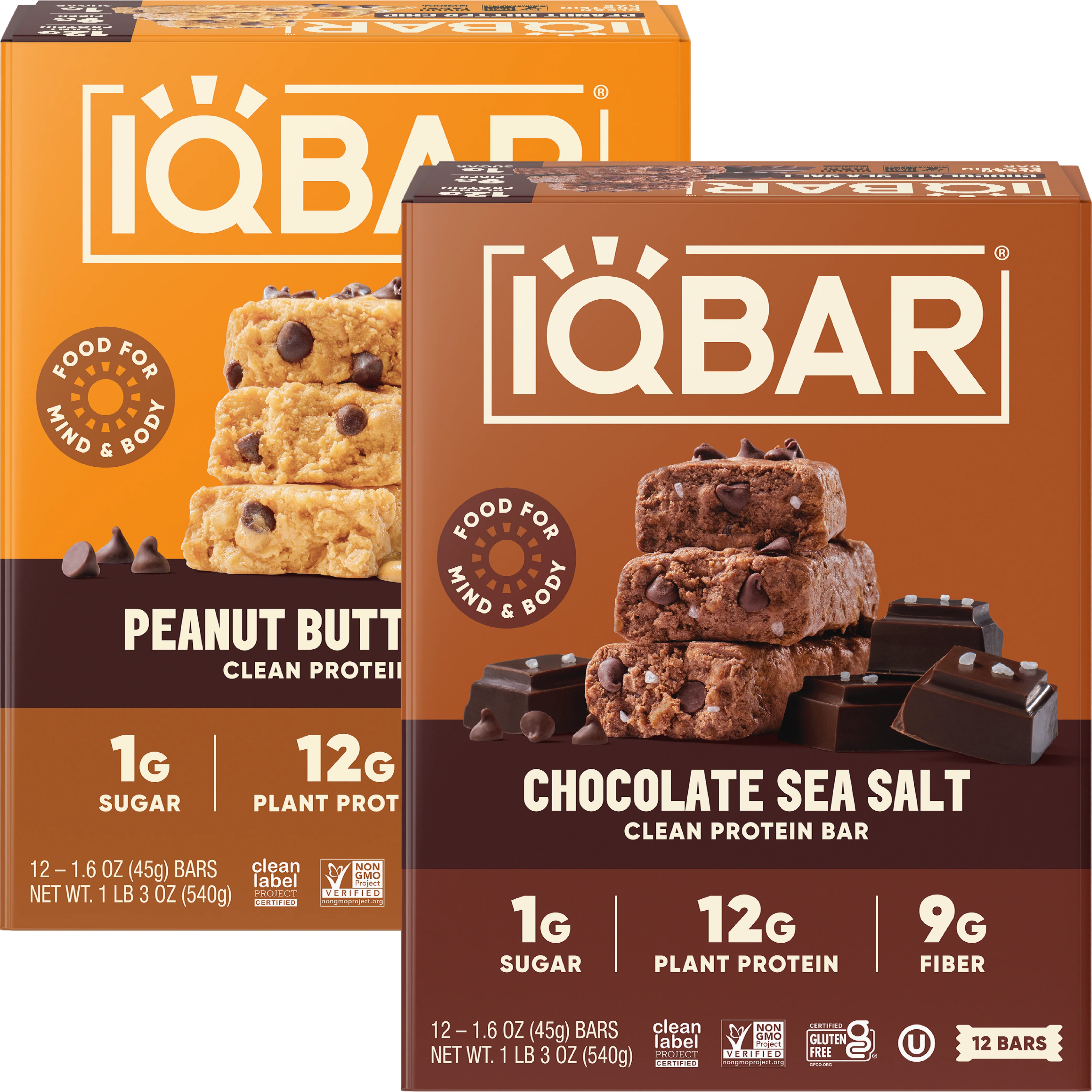 Dependable Chocolate Sea Salt Peanut Butter Chip 24 Bars Organic