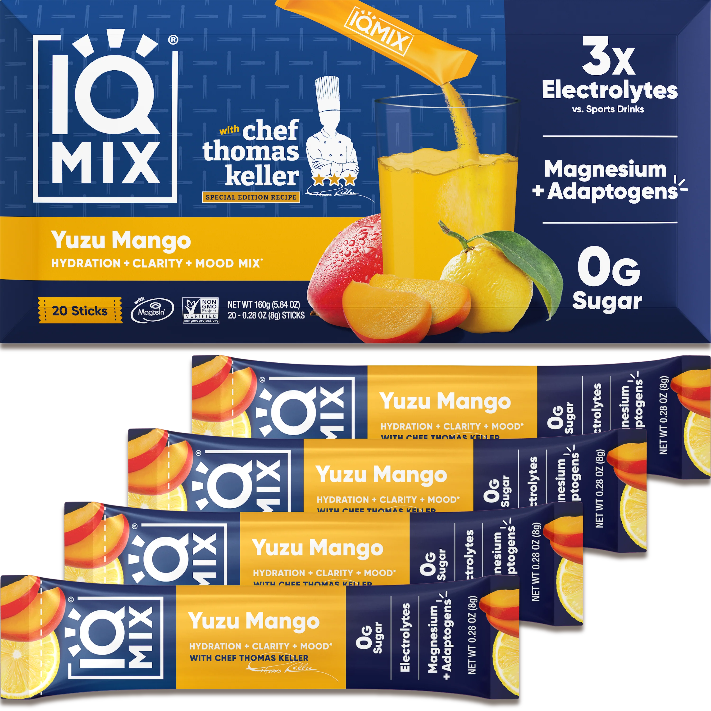 Carefully Designed Yuzu Mango 20 Sticks Detailed