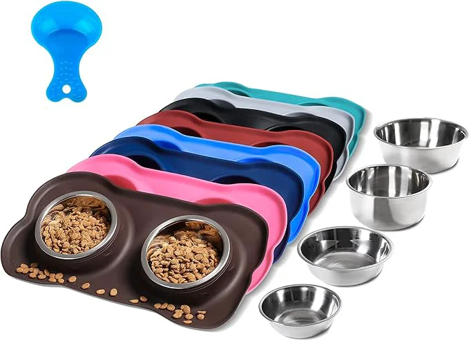 Original Hubulk Pet Dog Bowls 2 Stainless Steel Dog Bowl Fast