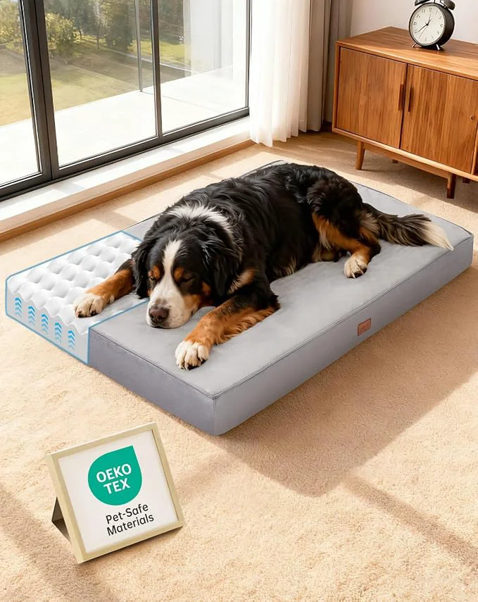 Specialty OhGeni Orthopedic Waterproof Dog Bed Secure