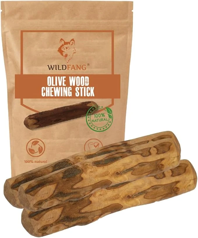 Clean Wildfang® Olive Wood Chewing Sticks Exceptional