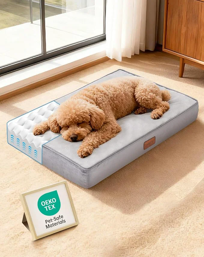 Exclusive OhGeni Orthopedic Waterproof Dog Bed Sophisticated