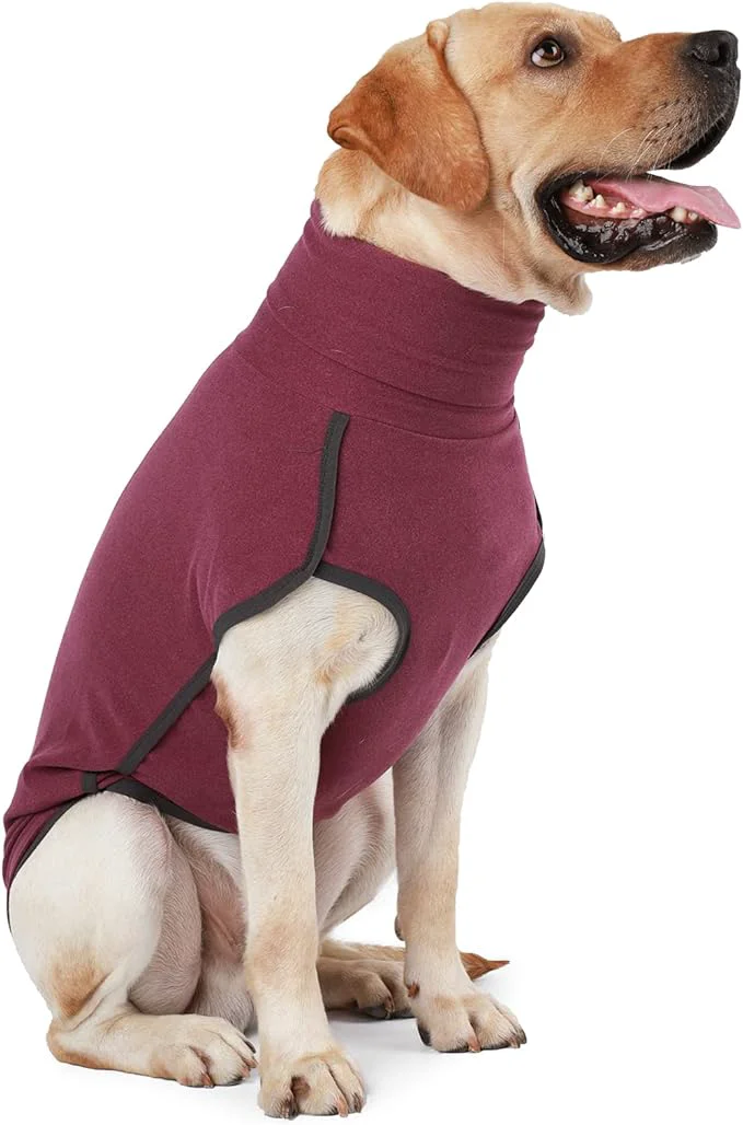 Durable Dog Sweater Pullover Cold Weather Vest for Dogs Dog Sweatshirt Jacket for Indoor and Outdoor Use Large Wine red About ThisOverview Professional