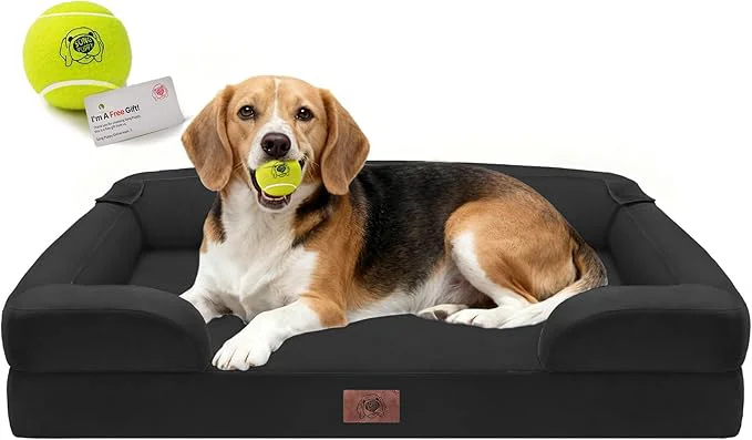 Clean Orthopedic Dog Beds for Large Medium Dogs Big Waterproof Memory Foam Pet Couch Sustainable