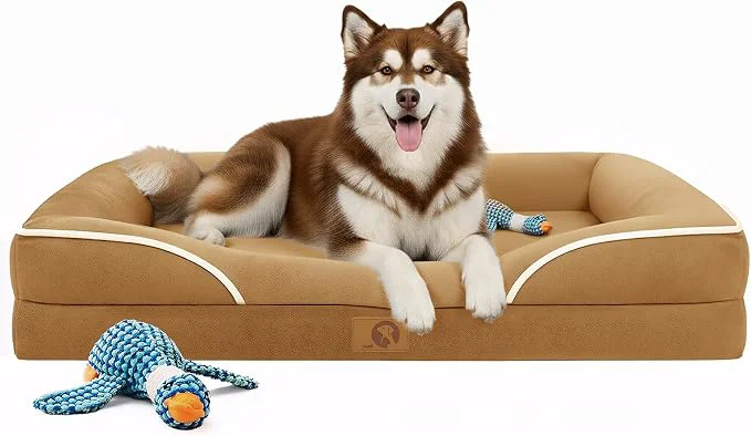 Breathable Homemate Dog Bed for Extra Large Dog 48×35 inch Orthopedic Large Dogs Bed XXL Elegant