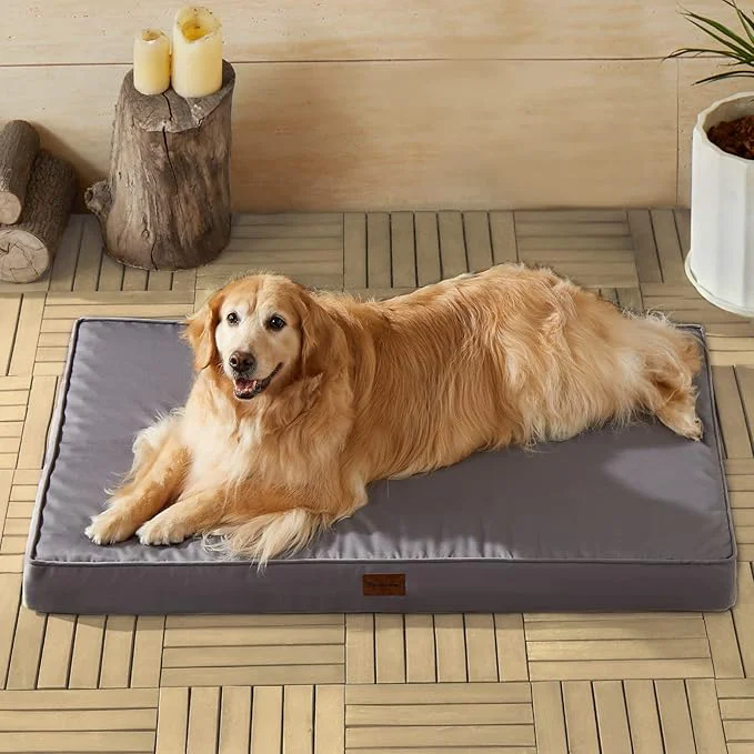 Relaxed BFPETHOME Outdoor Dog Beds for Large Dogs Waterproof Dog Bed for Medium Practical