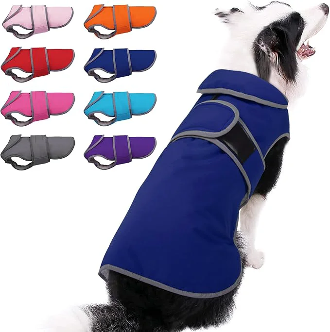 Convenient MIGOHI Reflective Waterproof Windproof Dog Coat – Warm Jacket Reversible Stormguard Winter Vest for Small to Large Dogs Navy XXL About ThisOverview Authentic