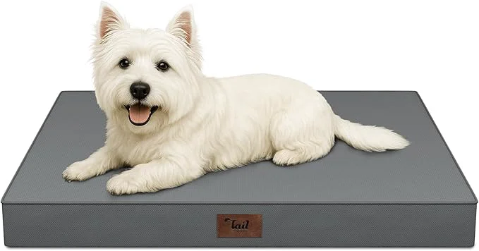 Premium Outdoor Dog Bed for Small Dogs Cats Waterproof Dog Crate Mat Orthopedic Egg Healthy