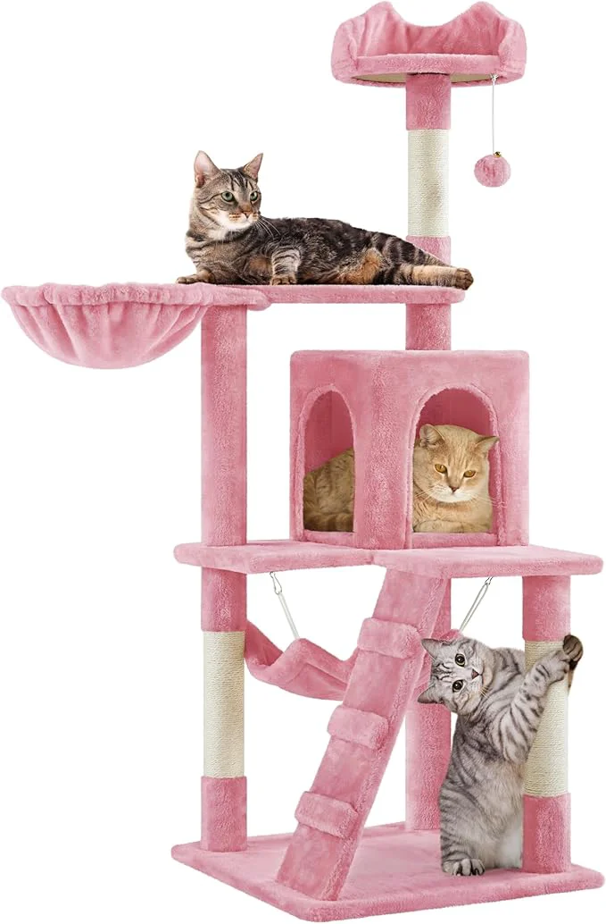Effective Yaheetech Cat Tree Tower for Indoor Kitten Pet Furniture Premium
