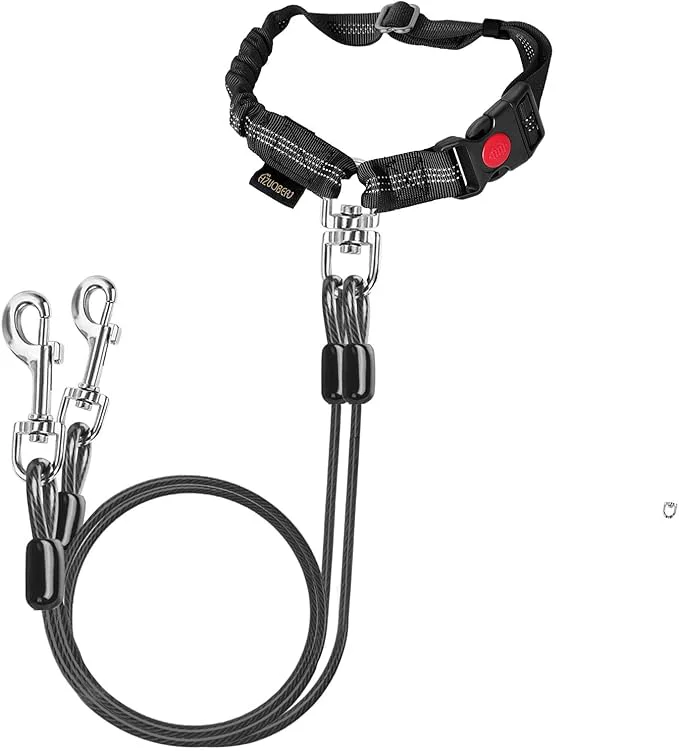Long-Lasting Double Dog Seat Belt Steel Cable Chew Proof Dog Car Accessories Headrest Restraint Dog Car Seatbelt for Medium Large Dogs Chewer Heavy Duty 2 Dogs Dog Seatbelts Connect Harness in VehicleAbout ThisOverview Elegant