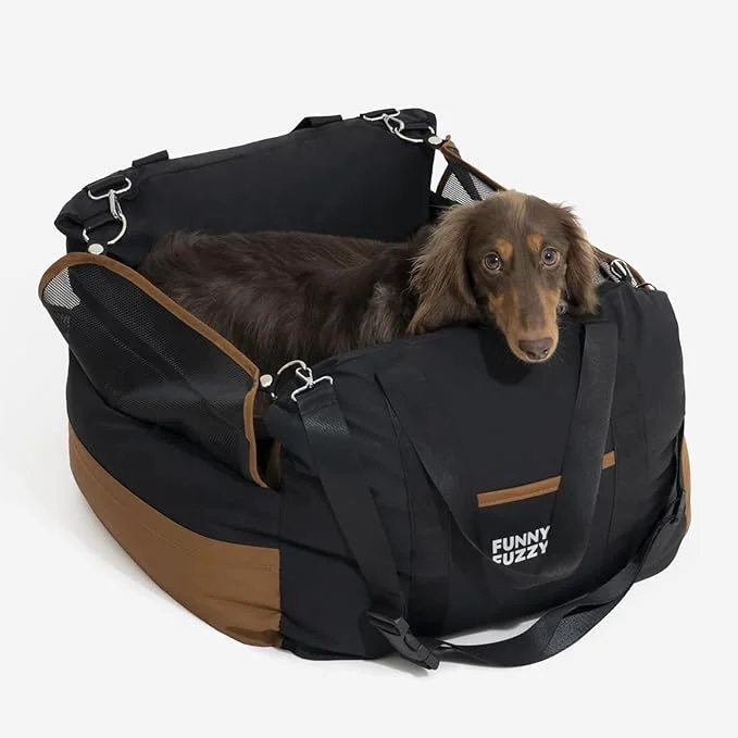 Responsible FUNNY FUZZY Waterproof Dog Car Seat for Small Medium Dogs Up to 35lbs Detachable Washable Pet Booster Seat with Leash Thick Cushion Storage Pockets Adjustable Straps Black About ThisOverview Green