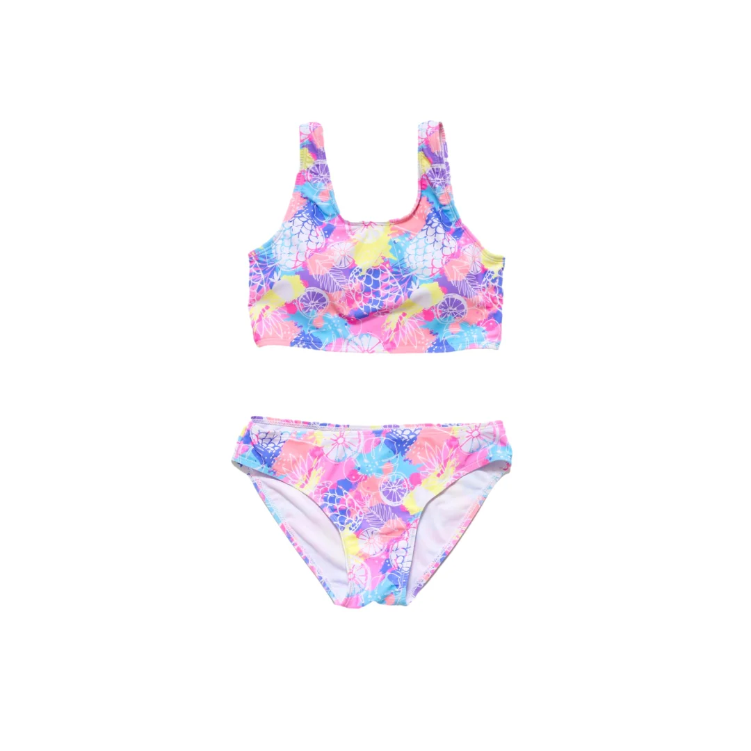 Healthy Sunset Candy Two Piece Swimsuit Organic