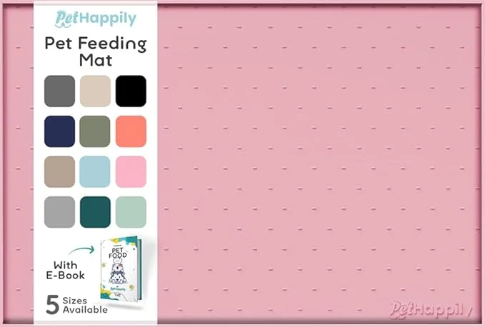 Superior Dog Food Mat – 24×15 Raised Edges Dogs Mat Minimalist