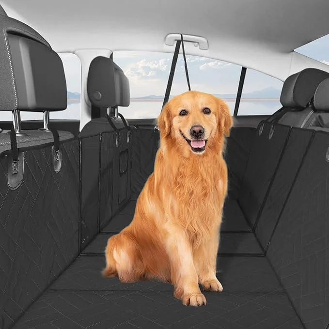 Professional MIROZO Back Seat Extender for Dogs 600D Heavy Durable Car Seat Cover for Dogs Seat Cover with Door Protectors for Traveling with Pets Large Space Dog Travel Bed with 5-Fold Bottom for TruckAbout ThisOverview Long-Lasting