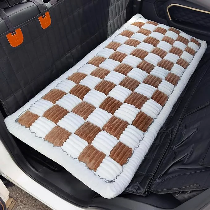 Clean Dog Bed Mat for Car Back Seat Extenders Washable Non-Slip Travel Cover for Back Seat – 24.8 x54 BrownAbout ThisOverview Reusable