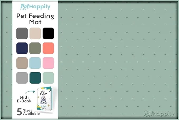 Exceptional Dog Food Mat – 24×15 Raised Edges Dogs Mat Selected