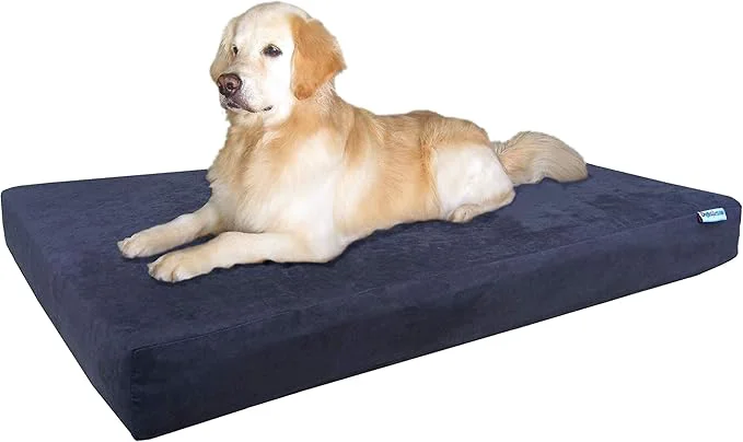 Specialty Dogbed4less Orthopedic Gel Memory Foam Pet Dog Bed Waterproof Liner with External Microsuede Cover and Bonus Antislip Cover Microsuede Espresso 55 X47 X4 Inches About ThisOverview Prestigious