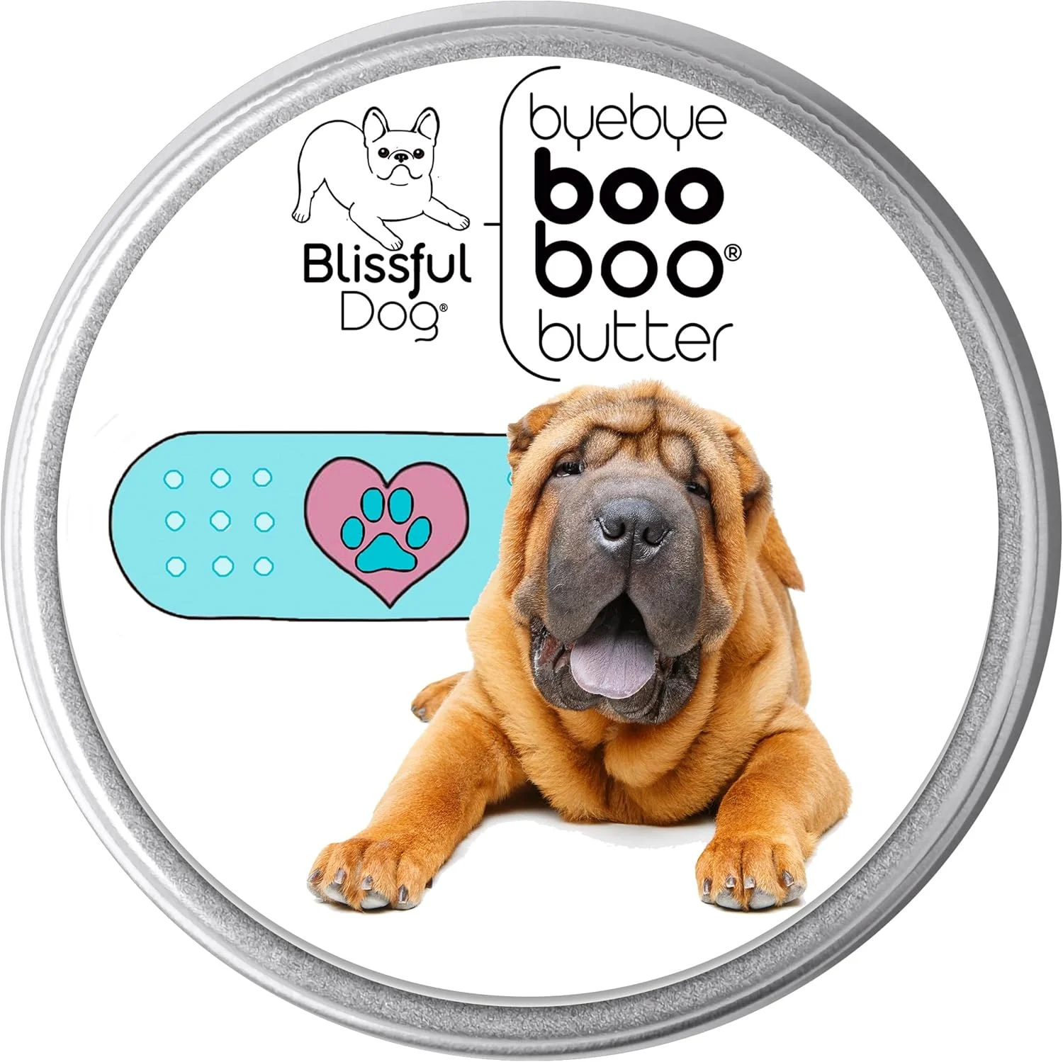 Reliable The Blissful Dog 1 oz TIN Chinese Shar Pei Booboo Butter Trusted