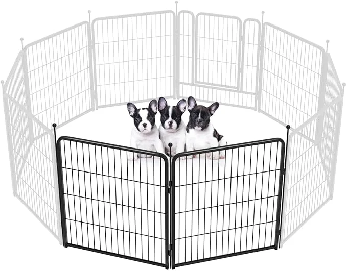 Versatile FXW Rollick Unleashed Dog Playpen for Indoor Yard RV Camping 32 inch 2 Panels for Small and Medium Dogs Black│PatentedAbout ThisOverview Sustainable