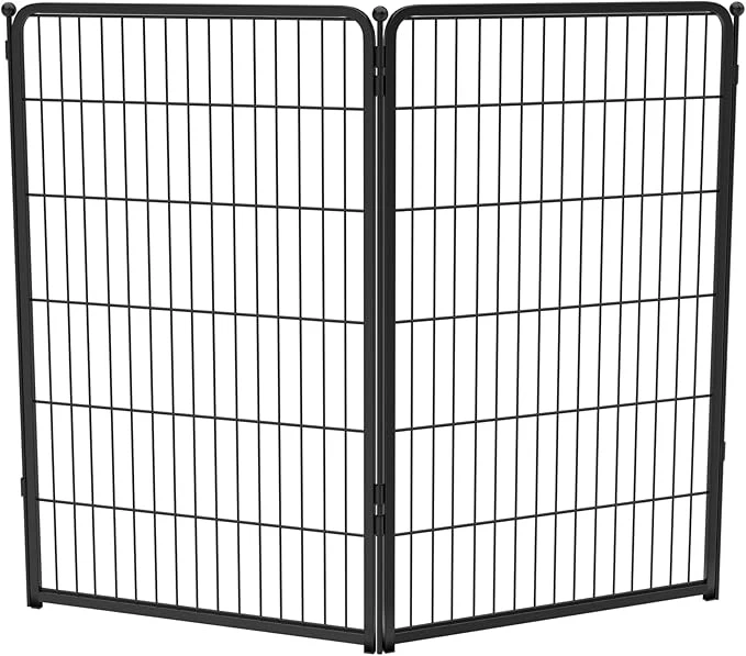 Trusted FXW Homeplus Unleashed Indoor Dog Playpen – Stress- and Safe Play Heavy Duty 45 Inch 2 Panels Dog Pen for Large Dogs Black│PatentedAbout ThisOverview Premium Material