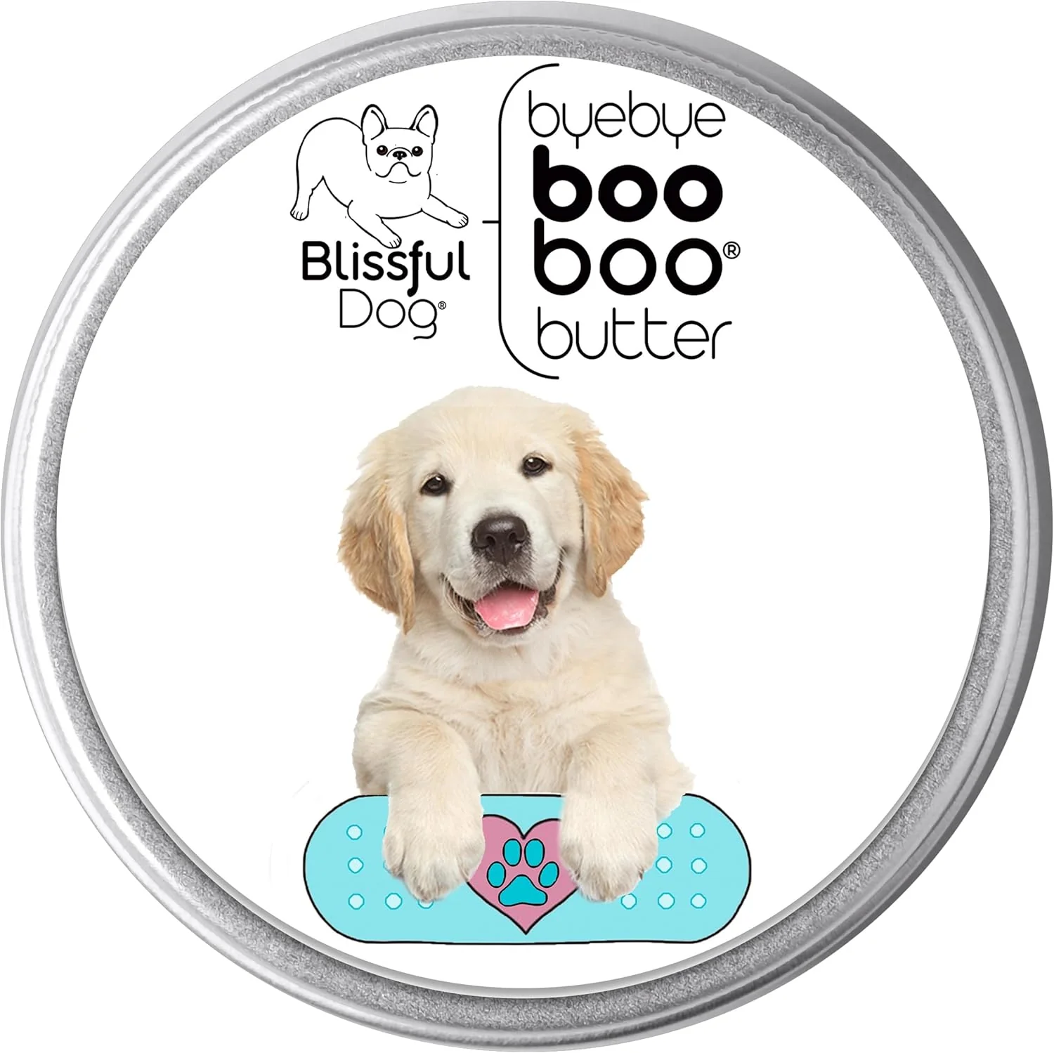 Effective The Blissful Dog 4 oz TIN Golden Retriever Booboo Butter Verified