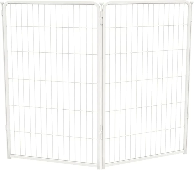 Premium Material FXW Homeplus Unleashed Indoor Dog Playpen – Stress- and Safe Play Heavy Duty 45 Inch 2 Panels Dog Pen for Large Dogs White│PatentedAbout ThisOverview Smart