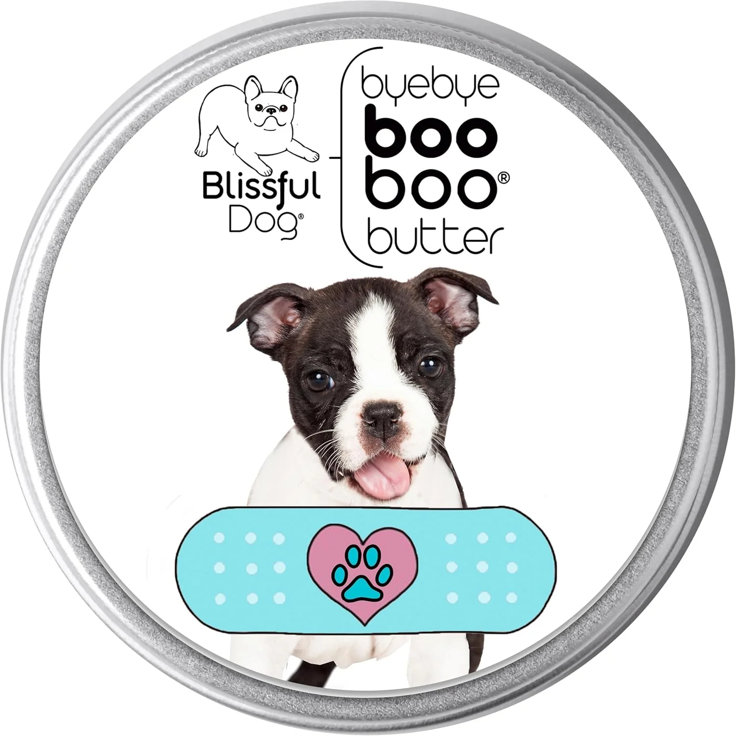 Solid The Blissful Dog 1 oz TIN Boston Terrier Booboo Butter Practical