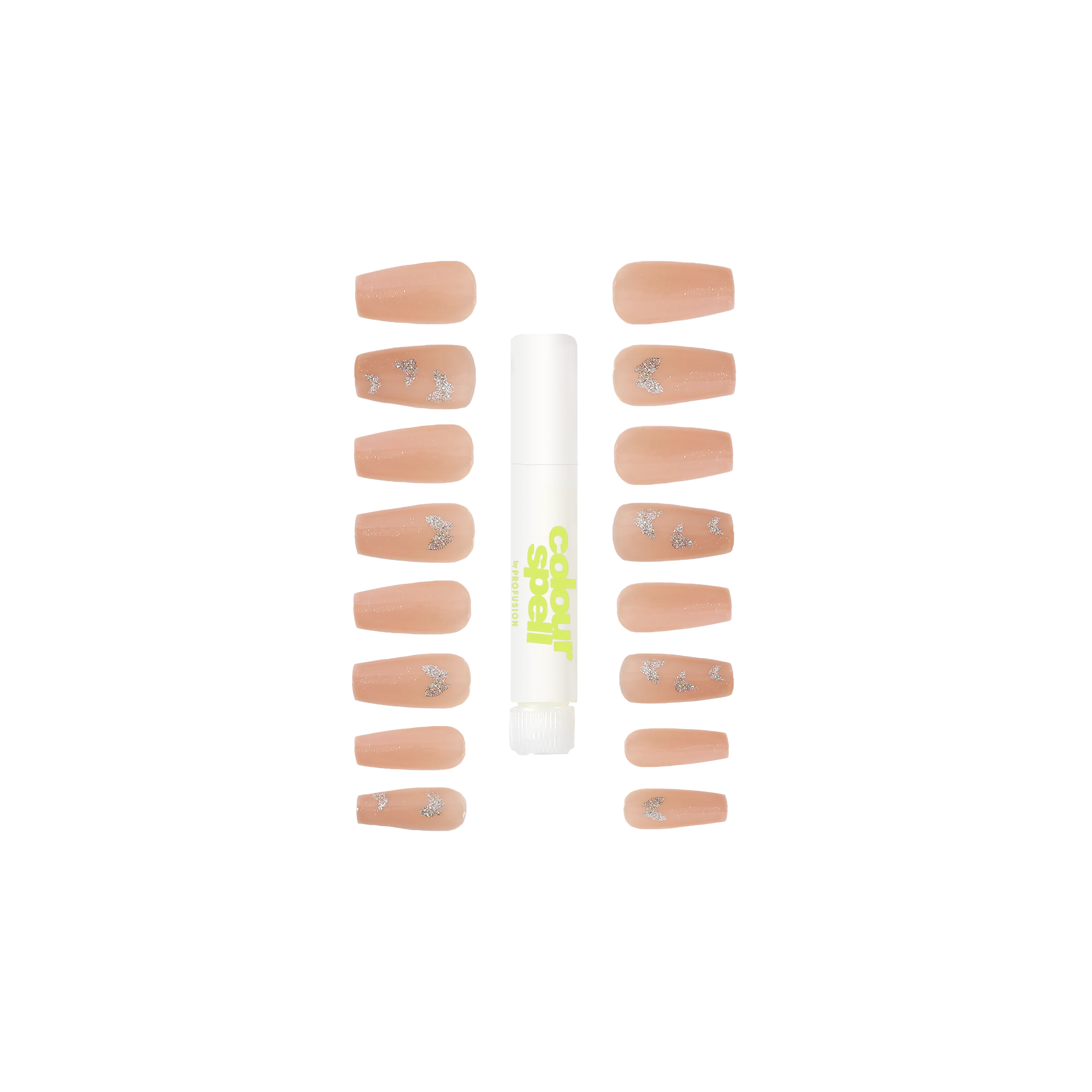 Trendy Press On Nails Glue -Nude High-End