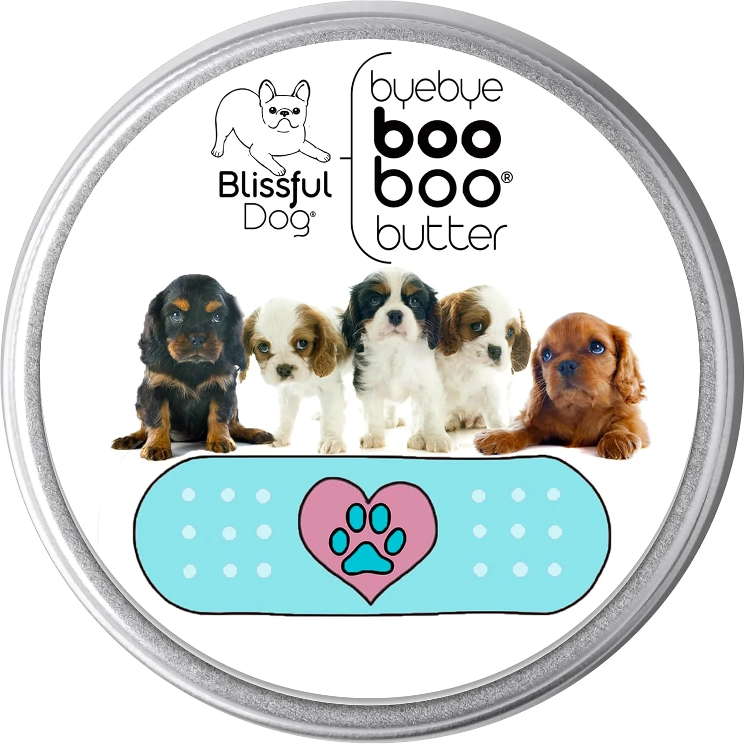 Exceptional The Blissful Dog 1 oz TIN Cavalier King Charles Spaniel Booboo Butter Specialty
