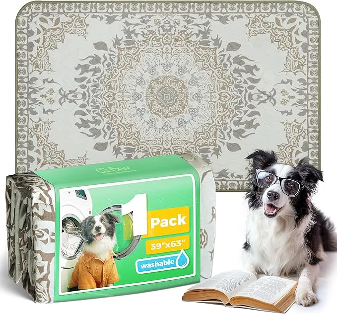Pure FXW Washable Pee Pads for Dogs Puppy Pads with Super Absorbent Specifically Designed for FXW Rollick Homeplus 24 inch 6 Panels Dog Pen 39 x 63 Rectangle Boho 1 PackAbout ThisOverview Carefully Designed