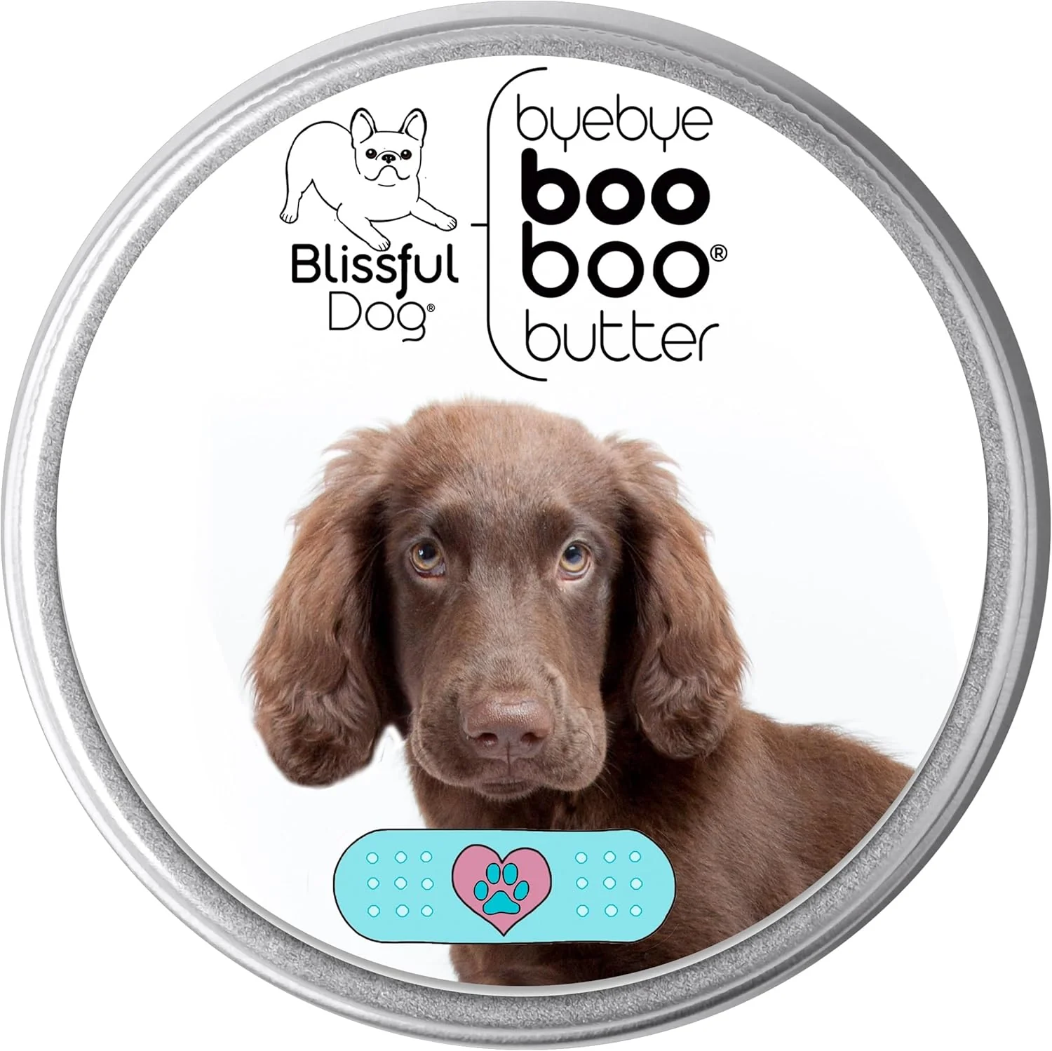 Official The Blissful Dog Flat-Coat Retriever Boo Boo Butter 1-Ounce Prestigious