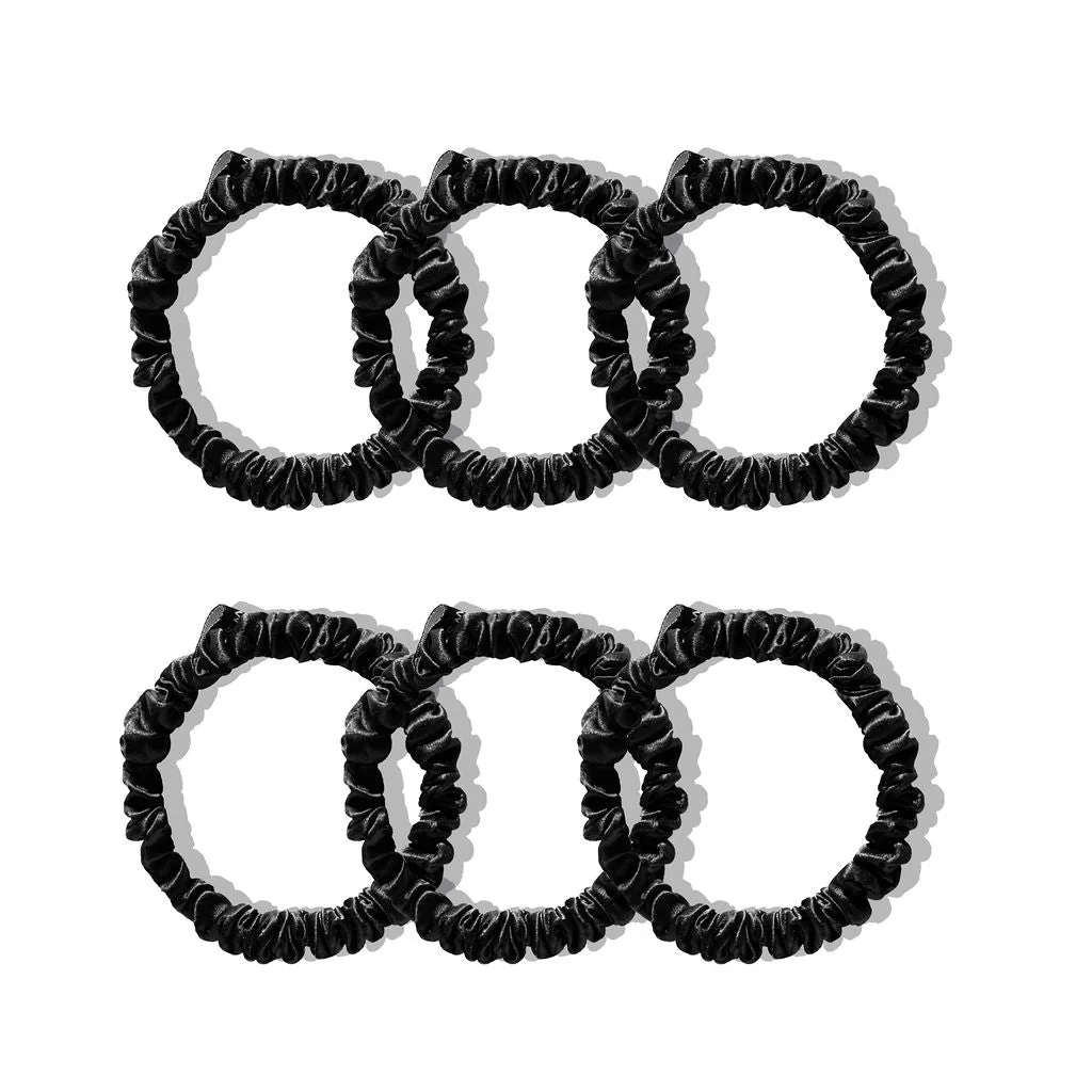 Smooth Skinny Scrunchie Set – Black Jade Reliable
