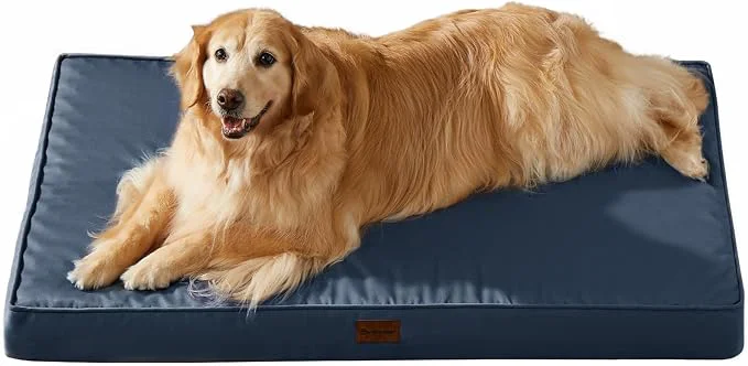 Detailed BFPETHOME Outdoor Dog Bed for Large Dogs Waterproof Orthopedic Organic