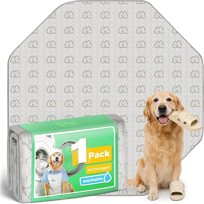 Safe FXW Washable Pee Pads for Dogs Puppy Pads with Super Absorbent Specifically Designed for FXW Rollick Homeplus 32 40 45inch 8 Panels Dog Playpen 34 Octagon Khaki 1 PackAbout ThisOverview Prestigious