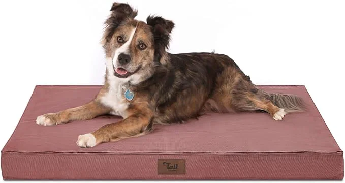 Selected Outdoor Orthopedic Dog Bed Waterproof Dog Bed for Large Dogs 36×27 Inch Egg Crate Foam Pet Mat with Washable Removable Oxford Cooling Cover PinkAbout ThisOverview Safe
