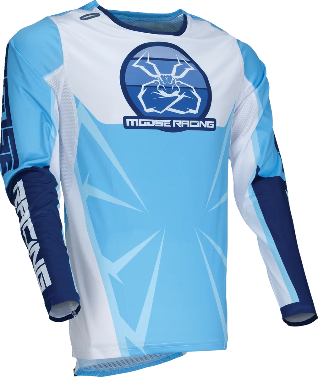 Casual MOOSE RACING Agroid Jersey – Blue White – XL 2910-8134 Premium
