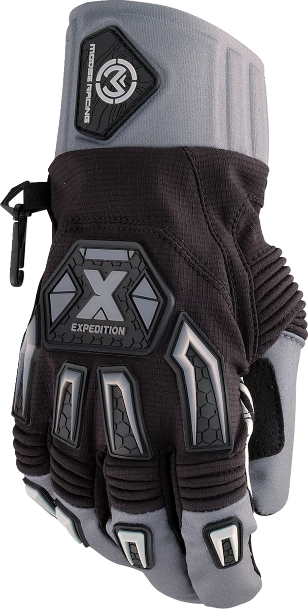 Durable MOOSE RACING Expedition™ Gloves – Black Gray – 3XL 3330-7926 Recyclable
