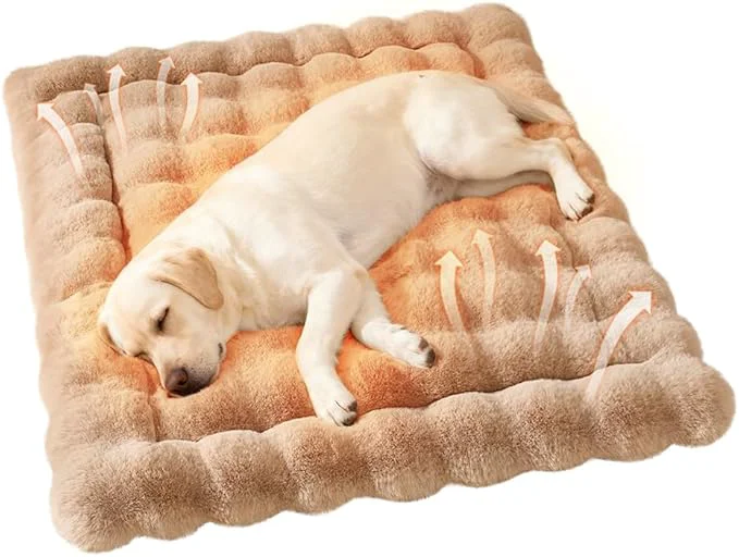 Verified Cat Beds for Indoor Cats Faux Fur Pet Pad Mat Plush Kitten Bed with Non-Slip Bottom for Carriers Couch Dog Puppy Friendly 35 x 27 Inch X-Large CoffeeAbout ThisOverview Durable