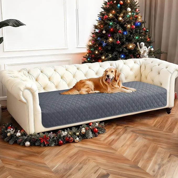 Lightweight Waterproof Dog Blanket Non-Slip Soft Pet Bed Cover Couch Cover Smooth