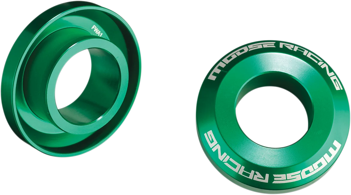 Carefully Designed MOOSE RACING Fast Wheel Spacer – Rear – Green – Kawasaki W16-2301GN Reusable