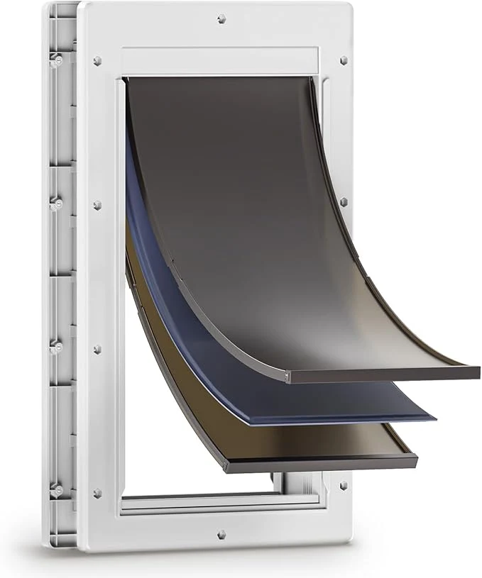Safe 3-Flap Dog Door Large Doggy Door Doggie Door Fine