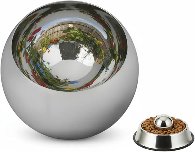 Long-Lasting Soulchen Dog Food Slow Feeder Ball Heavy Stainless Steel 3.54 Inches 9 cm Large Size Slows Fast Eating to Prevent Choking Bloating Obesity Pet Slow Feeding Toy Healthy Feeding for All DogsAbout ThisOverview Advanced