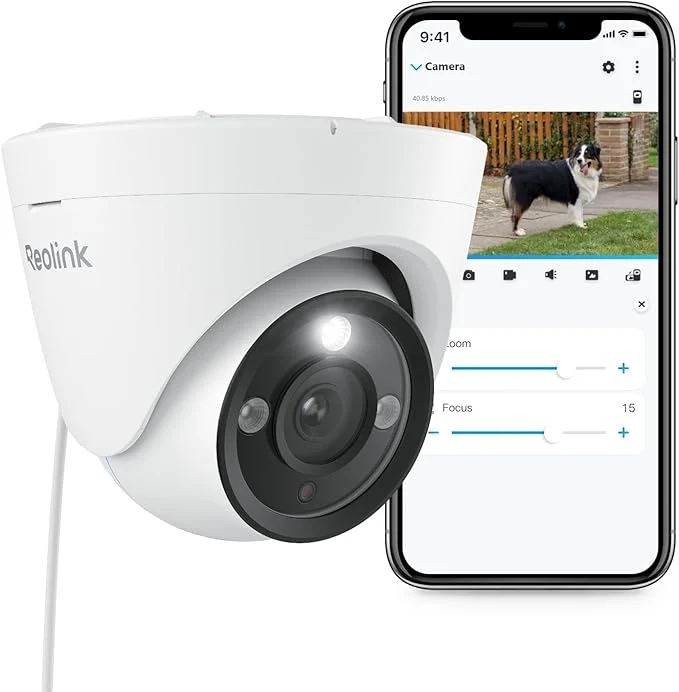 Enhanced REOLINK 4K PoE Security IP Camera Turret Camera Outdoor with 3X Optical Zoom 2.8mm-8mm Lens 110 Degree Wide View 100ft Color Night Vision 2 Way Talk Human Vehicle Pet Detection RLC-833AAbout ThisOverview Practical
