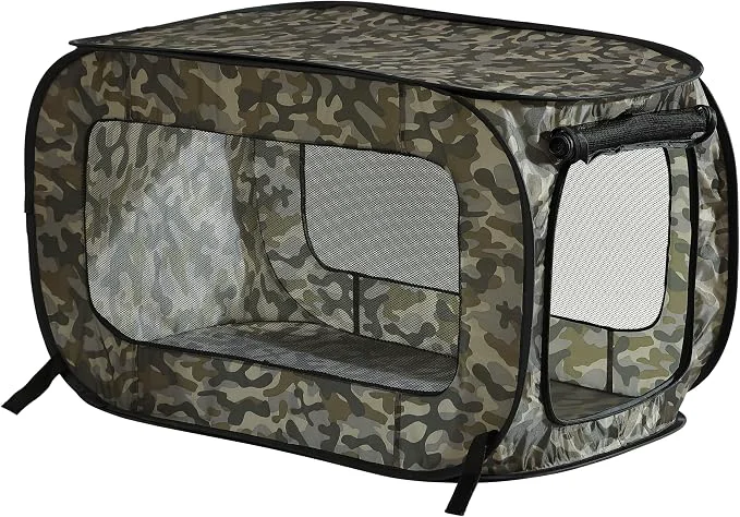 Luxury Beatrice Home Fashions Portable Collapsible Pop Up Kennel Travel Cat and Dog High-Quality
