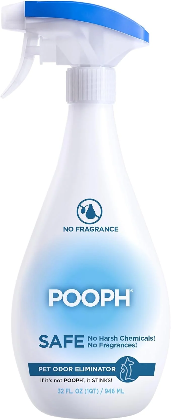 Versatile Pooph Pet Odor Eliminator 32oz – Eliminates Odors at the Molecular Level Dogs Cats Freshener Eliminator Urine Poop Pee Deodorizer Natures Puppy Fresh Clean Furniture Potty Trendy