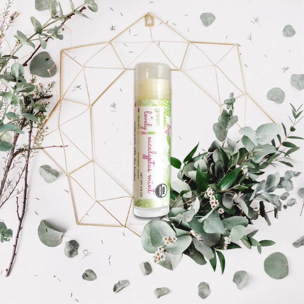 Superior Eucalyptus Mint Organic Lip Balm Butter for Intense Moisture User-Friendly