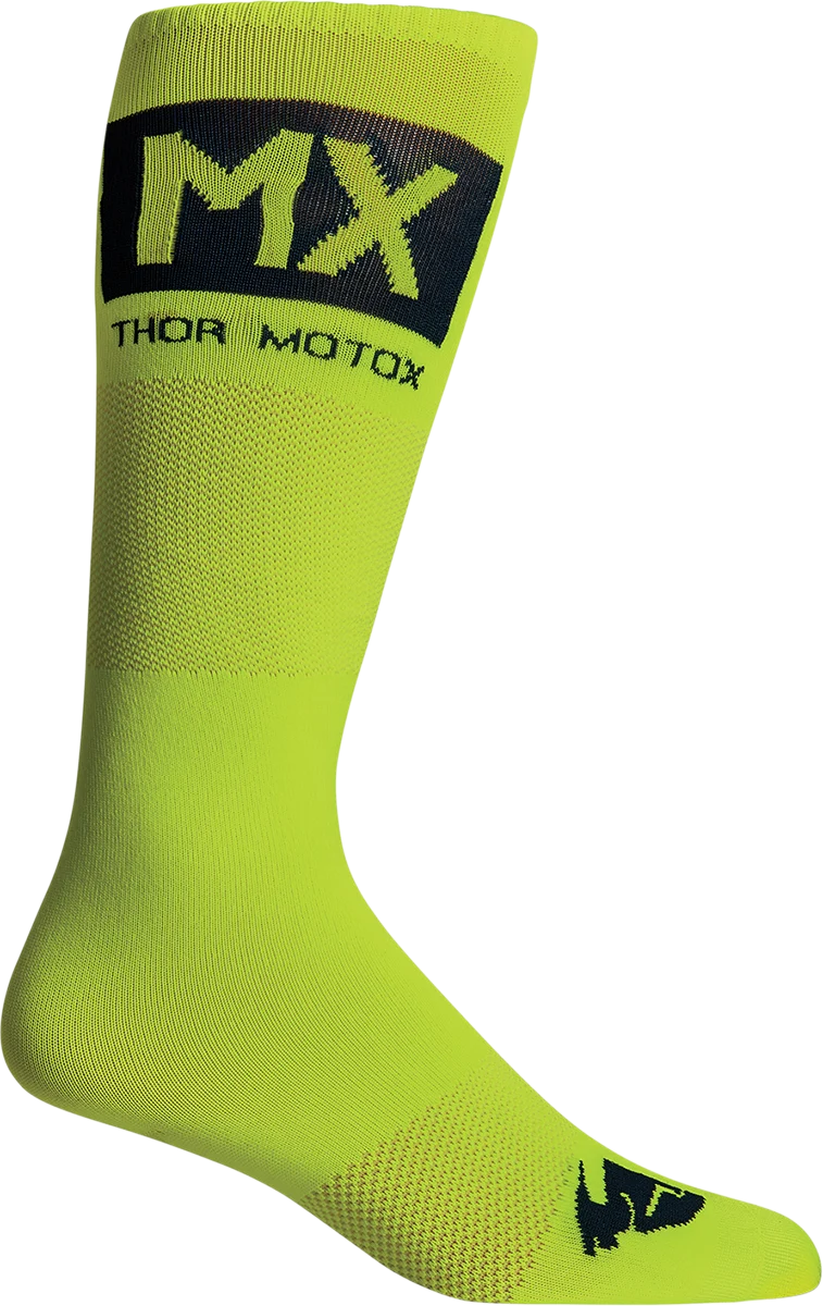 First-Class THOR MX Cool Socks – Acid MIdnight Black – Size 6-9 3431-0665 Quality