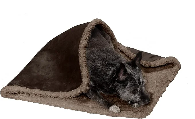 Efficient Furhaven Waterproof Self-Warming Throw Blanket for Dogs Indoor Cats Washable Reflects Body Heat – Soft-Edged Terry Sherpa Dog Blanket – Espresso SmallAbout ThisOverview Pure