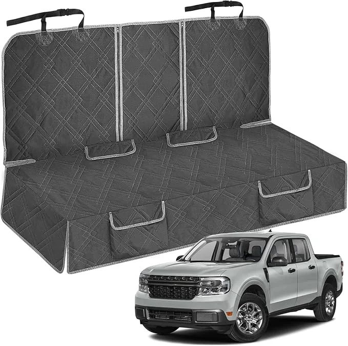 Solid sportuli Dog Car Seat Cover Replce for Ford Maverick Hyundai Santa Cruz 600D Oxford Cloth Heavy Duty Waterproof Non Slip Pet Truck Back Bench Seat CoverAbout ThisOverview Excellent