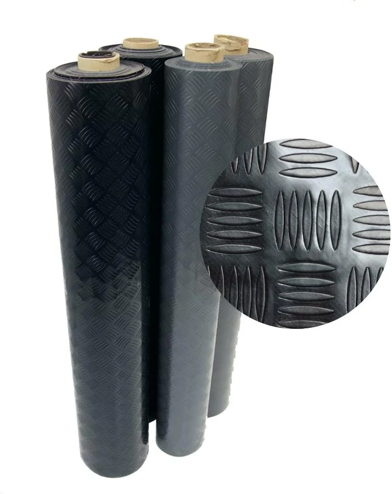 Specialty Rubber-Cal Diamond-Grip Floor Mat Certified
